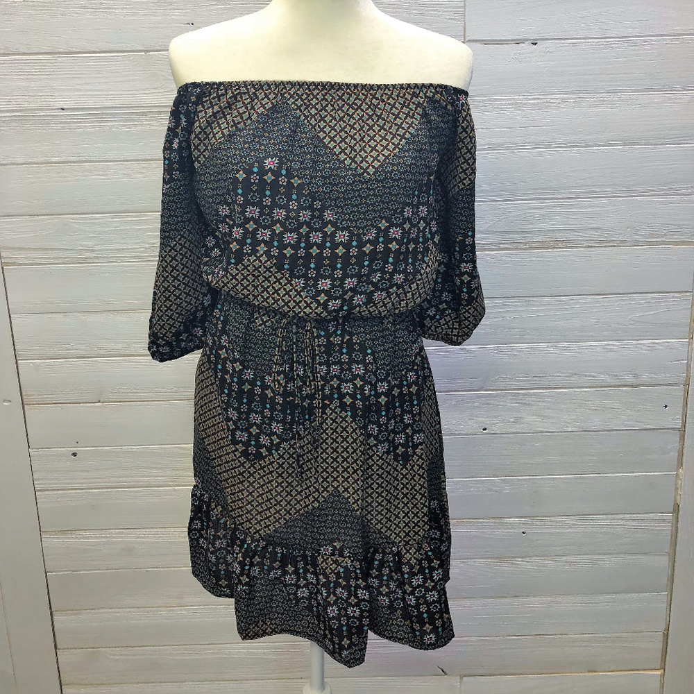 Off the shoulder ruffled dress